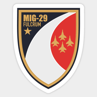 Mig-29 Fulcrum Patch Sticker